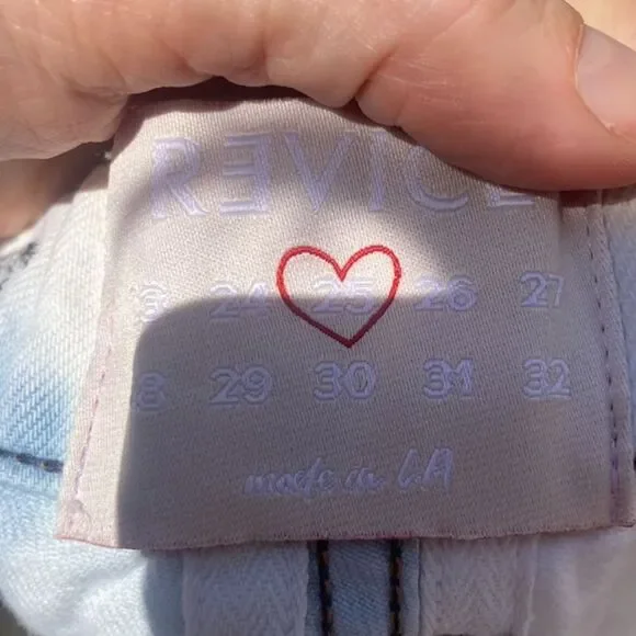 Revice acid was straight leg jeans size 25 - Picture 2 of 11